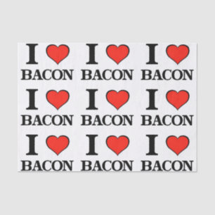 Papier Mousseline Bacon Heart