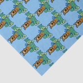 Papier Mousseline Badge de caractère Empreinte de patte Scooby-Doo (Détail)