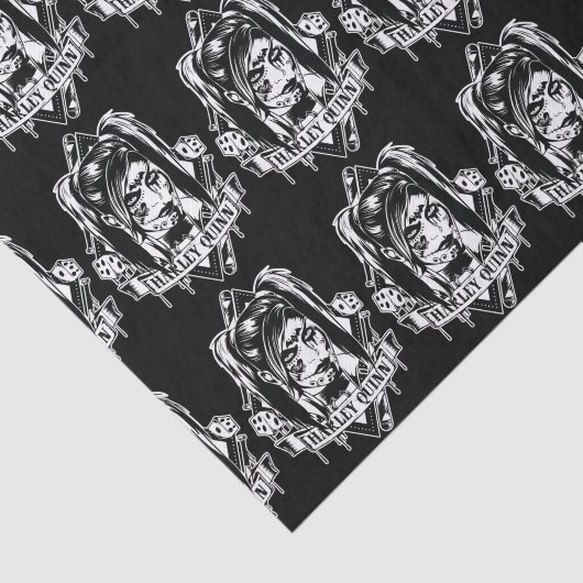 Papier Mousseline Badge Harley Quinn (Détail)