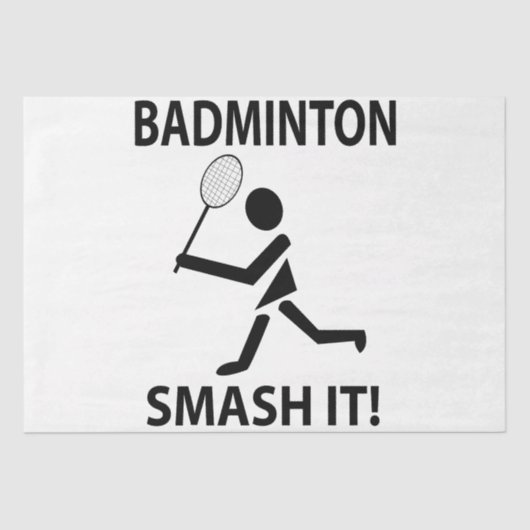 Papier Mousseline Badminton Racket Smash It Sports Badminton (Recto)