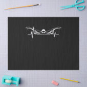 Papier Mousseline Baignade Heartbeat Équipe Baignade Femmes Filles (Artisanat)