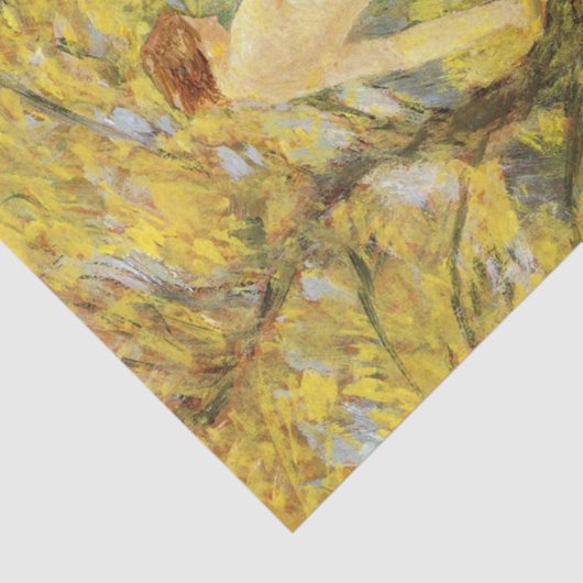 Papier Mousseline Baignade nymphe (belle déité féminine) (Détail)