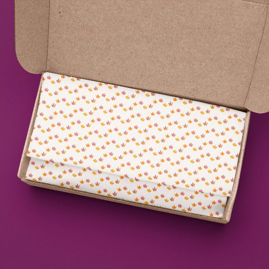 Papier Mousseline Bain de Bébé Feuilles d'Érable