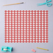 Papier Mousseline "Baiser des lèvres rouges" (Artisanat)