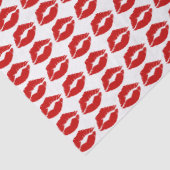 Papier Mousseline "Baiser des lèvres rouges" (Détail)