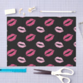 Papier Mousseline Baisers roses (Artisanat)