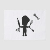 Papier Mousseline Baker Juggles His Utensils (Recto)