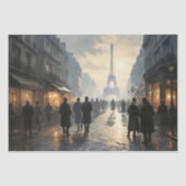 Papier Mousseline Balade dans Paris rétro #1 - Découpage - (Recto)