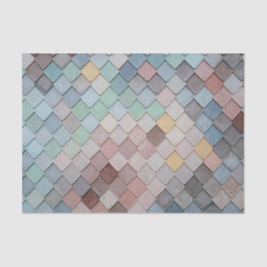 Papier Mousseline Balances arc-en-ciel (Recto)