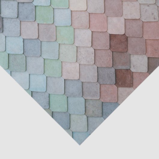 Papier Mousseline Balances arc-en-ciel (Détail)