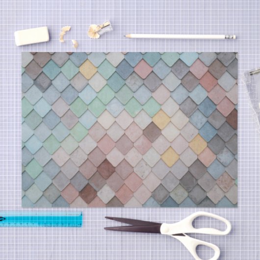 Papier Mousseline Balances arc-en-ciel (Artisanat)