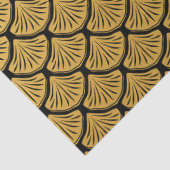 Papier Mousseline Balances de sirène Art déco - Noir & Or (Détail)