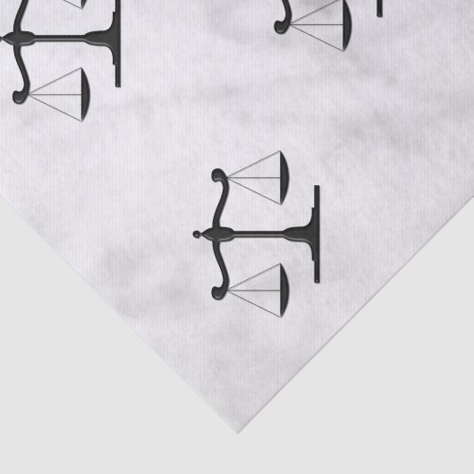 Papier Mousseline Balances en marbre (Détail)