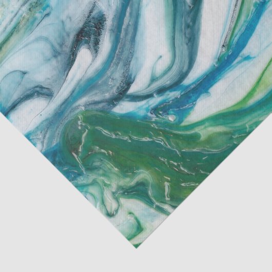 Papier Mousseline Balayage en marée II (Détail)