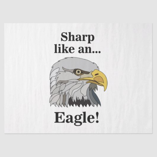 Papier Mousseline Bald Eagle (Recto)