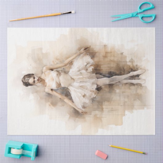 Papier Mousseline Ballerina (Artisanat)