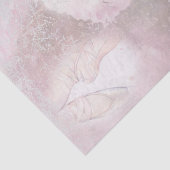 Papier Mousseline Ballerina Ballet Chaussures Roses Rose Découpage (Détail)