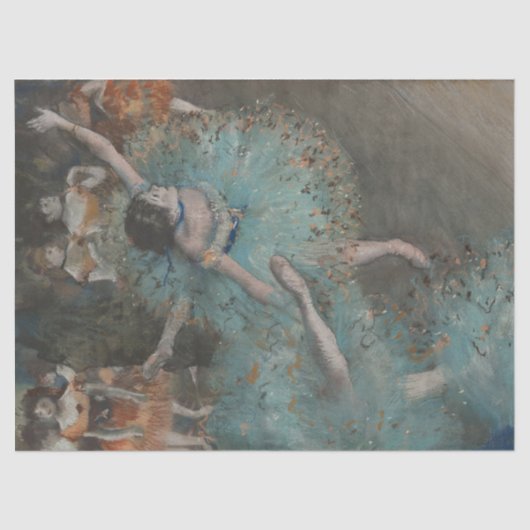 Papier Mousseline Ballerina Dancer par Degas Craft Découpage Envelop (Recto)