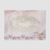 Papier Mousseline Ballerina Dancing en Pointe Floral Decoupage (Recto)