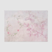 Papier Mousseline Ballerina Floral Botanical Heart Decoupage (Recto)