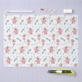 Papier Mousseline Ballerina Reindeer et Bows Noël (Artisanat)