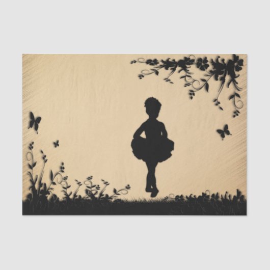 Papier Mousseline Ballerina rustique (Recto)
