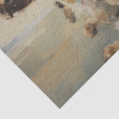 Papier Mousseline Ballerina Se Préparer Découpage (Détail)