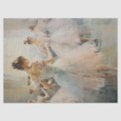 Papier Mousseline Ballerina Se Préparer Découpage (Recto)