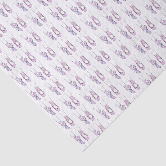 Papier Mousseline Ballet Ballerina rose (Détail)