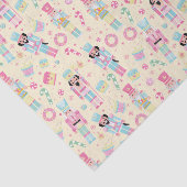 Papier Mousseline Ballet Casse-noix rose mignon (Détail)