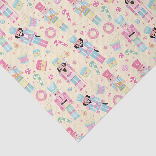 Papier Mousseline Ballet Casse-noix rose mignon (Détail)
