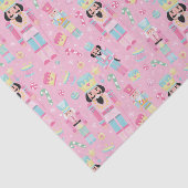 Papier Mousseline Ballet Casse-noix rose mignon (Détail)