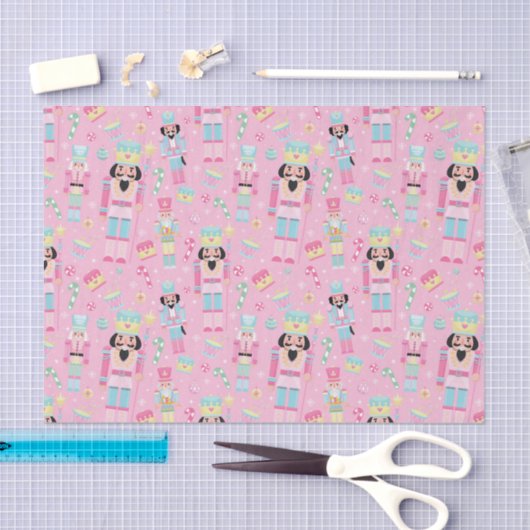 Papier Mousseline Ballet Casse-noix rose mignon (Artisanat)