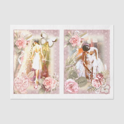 Papier Mousseline Ballet Design Series 2 (Recto)