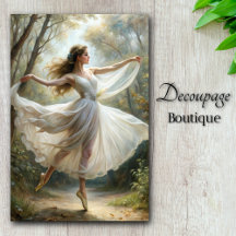 Ballet en forêt découpage grâce éthérée