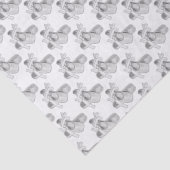 Papier Mousseline Ballet Pointe Chaussures mains dessinées noir et b (Détail)