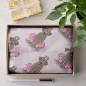 Papier Mousseline Ballet Princess Chocolat Lab Labrador Retriever (Cadeau)