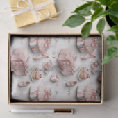 Papier Mousseline Ballet Slippers and Tutus in Soft Pink Elegance (Cadeau)