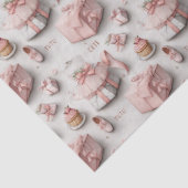 Papier Mousseline Ballet Slippers and Tutus in Soft Pink Elegance (Détail)