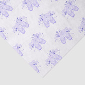 Papier Mousseline Ballet violet Anniversaire Pointe Chaussures (Détail)