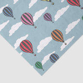 Papier Mousseline Ballons chauds colorés (Détail)