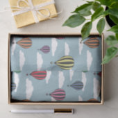 Papier Mousseline Ballons chauds colorés (Cadeau)