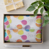 Papier Mousseline Ballons d'anniversaire colorés (Cadeau)