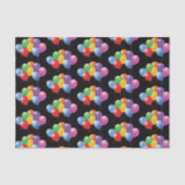 Papier Mousseline Ballons d'anniversaire papier de tissus (Recto)