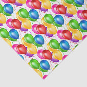 Papier Mousseline Ballons d'anniversaire papier de tissus (Détail)