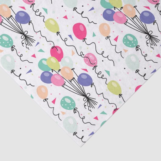 Papier Mousseline Ballons de fête (Détail)
