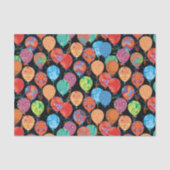 Papier Mousseline Ballons de fête d'anniversaire (Recto)