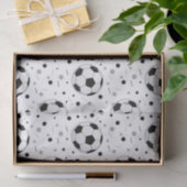 Papier Mousseline Ballons de football (Cadeau)