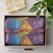 Papier Mousseline Ballons Vifs (Cadeau)