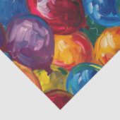 Papier Mousseline Ballons Vifs (Détail)